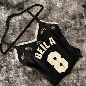 VTG Rona's Story Bella Embroidered Corset Tank